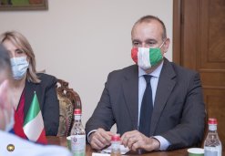 The Chairman of the RA Investigative Committee accepted the Ambassador Extraordinary and Plenipotentiary of Italy to Armenia 