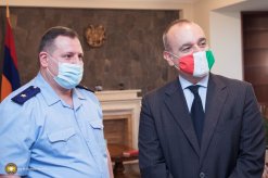 The Chairman of the RA Investigative Committee accepted the Ambassador Extraordinary and Plenipotentiary of Italy to Armenia 