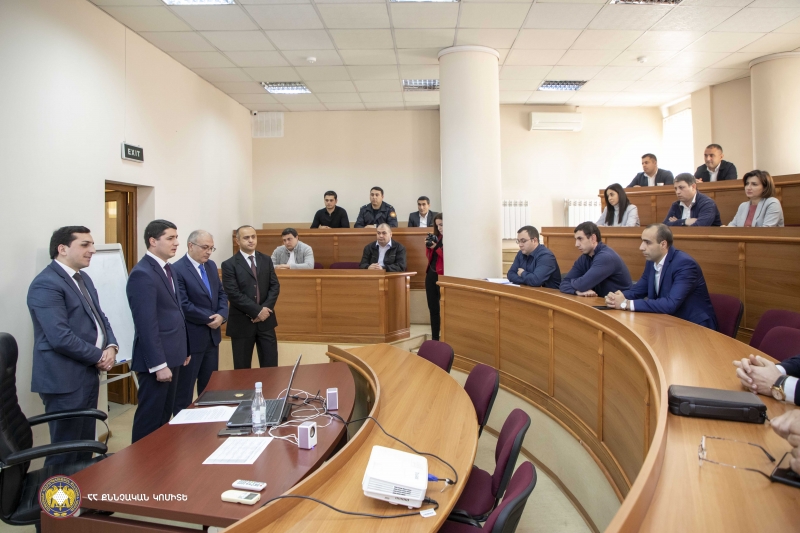 The Chairman of the RA Investigative Committee A. Kyaramyan Visited Academy of Justice (photos)